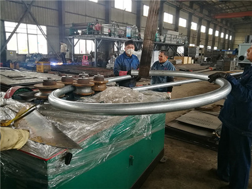 角铁卷圆机管道油污去掉办法介绍